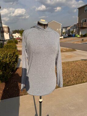 Lululemon Drysense Training Hoodie, Heathered Chambray Men's Medium